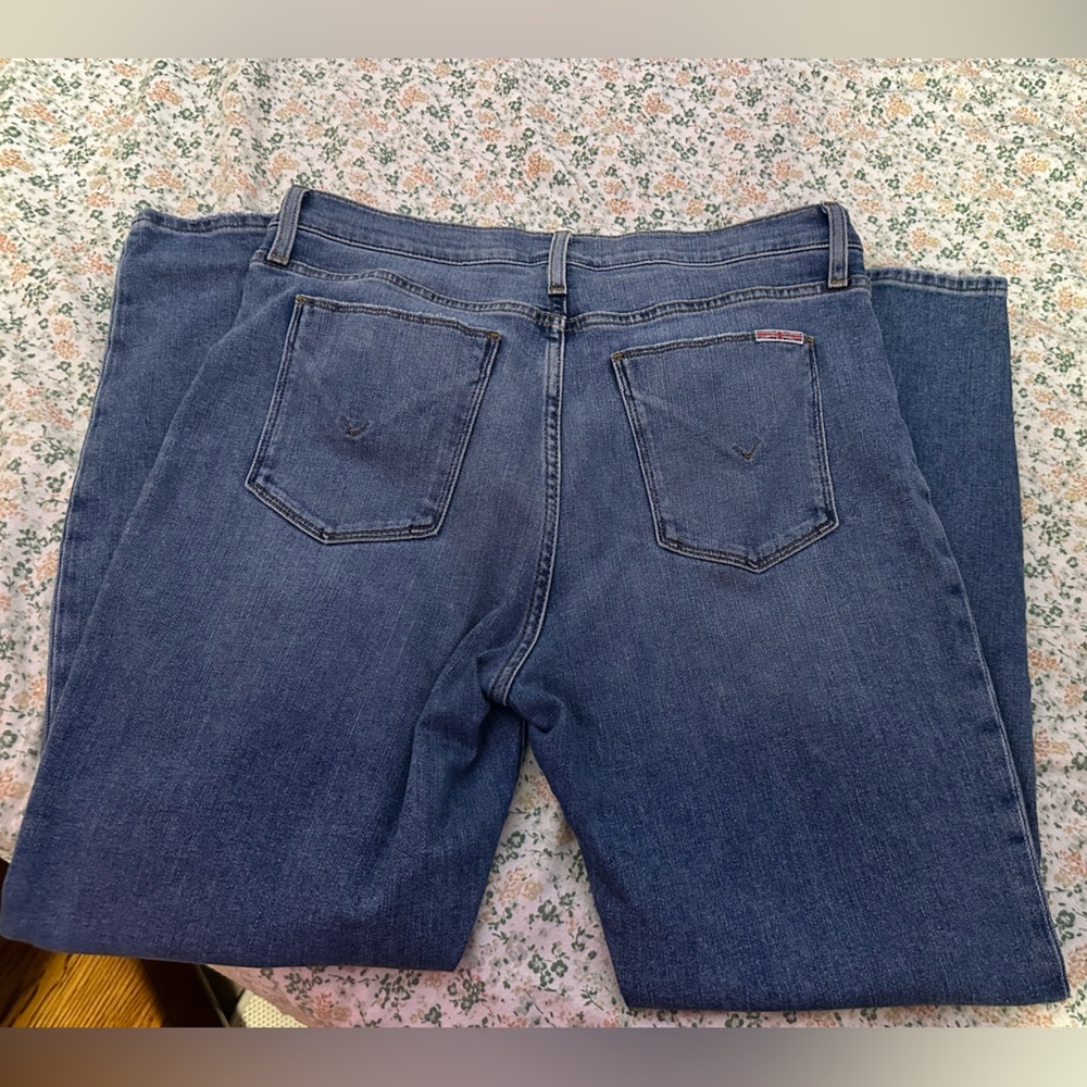 Hudson Curvy Straight Skinny High Rise Jeans